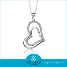 Heart Shaped 925 Sterling Silver Necklace